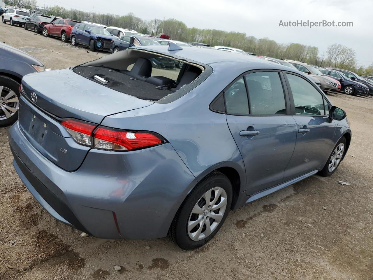 2021 Toyota Corolla Le Серый vin: 5YFEPMAE9MP249640