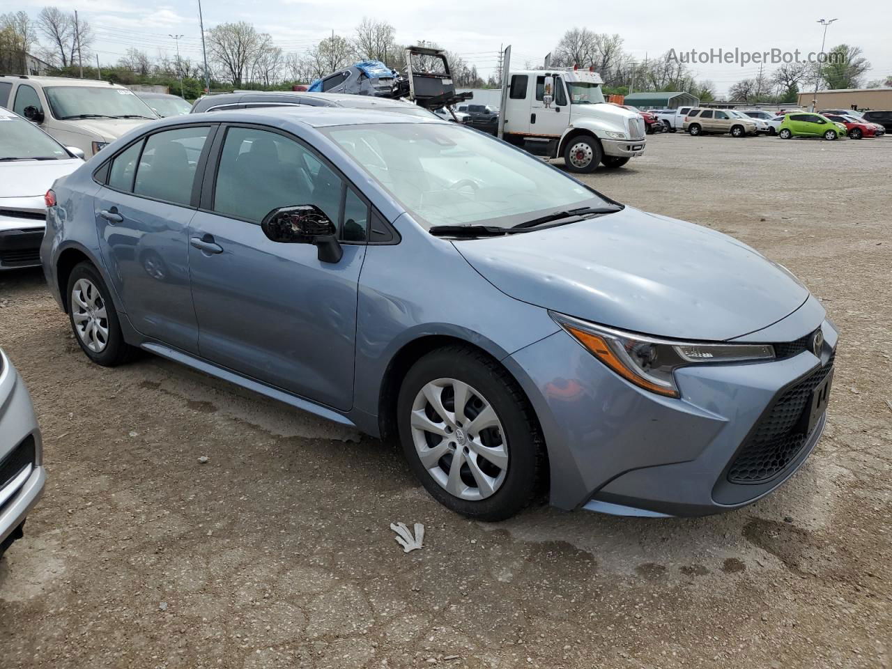 2021 Toyota Corolla Le Gray vin: 5YFEPMAE9MP249640