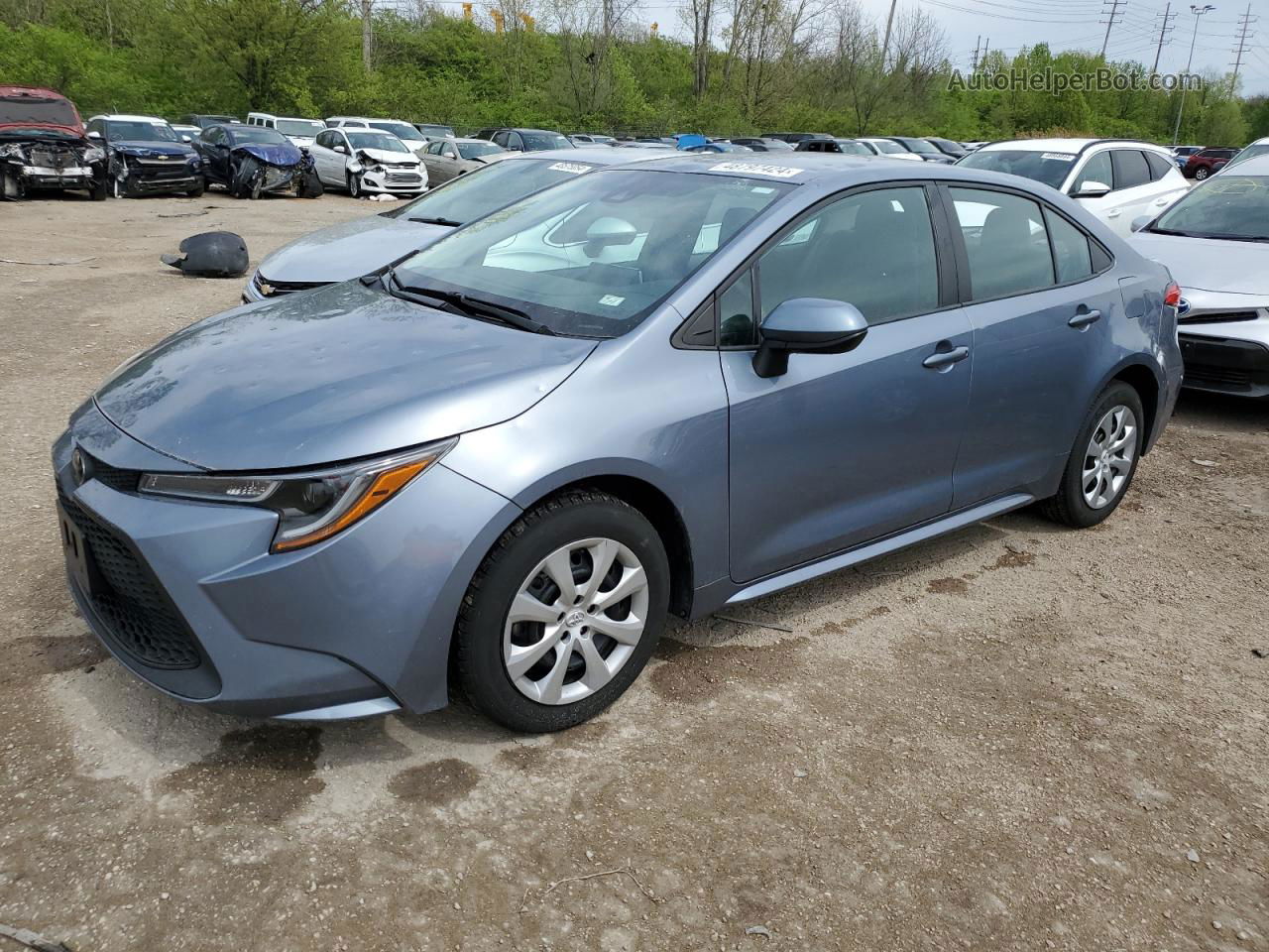 2021 Toyota Corolla Le Gray vin: 5YFEPMAE9MP249640