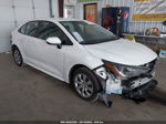 2021 Toyota Corolla Le White vin: 5YFEPMAE9MP256636