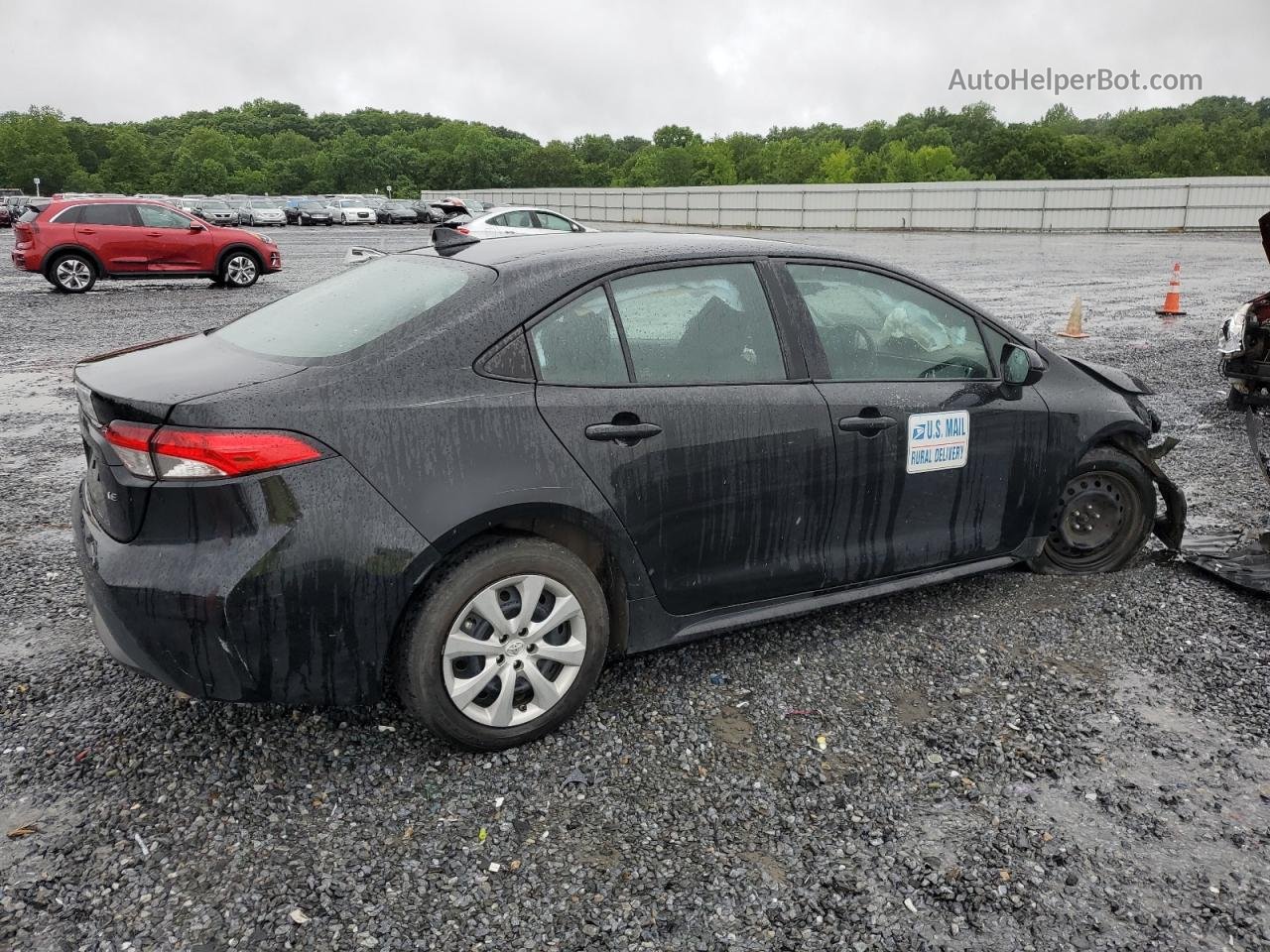 2021 Toyota Corolla Le Black vin: 5YFEPMAEXMP167626