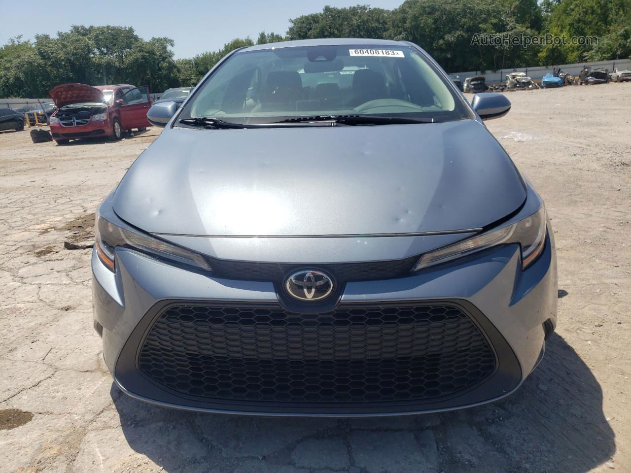 2021 Toyota Corolla Le Blue vin: 5YFEPMAEXMP177413