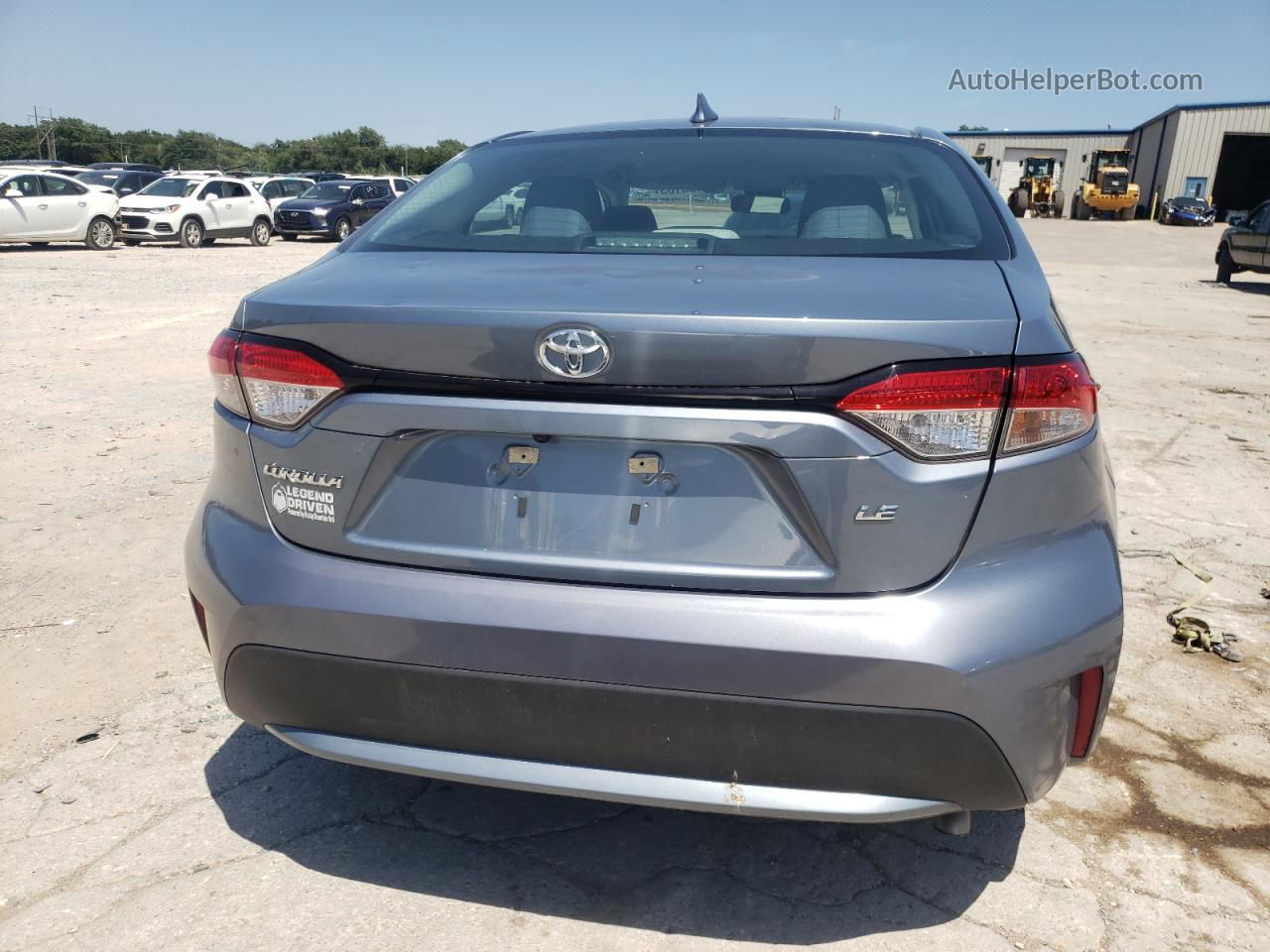 2021 Toyota Corolla Le Blue vin: 5YFEPMAEXMP177413