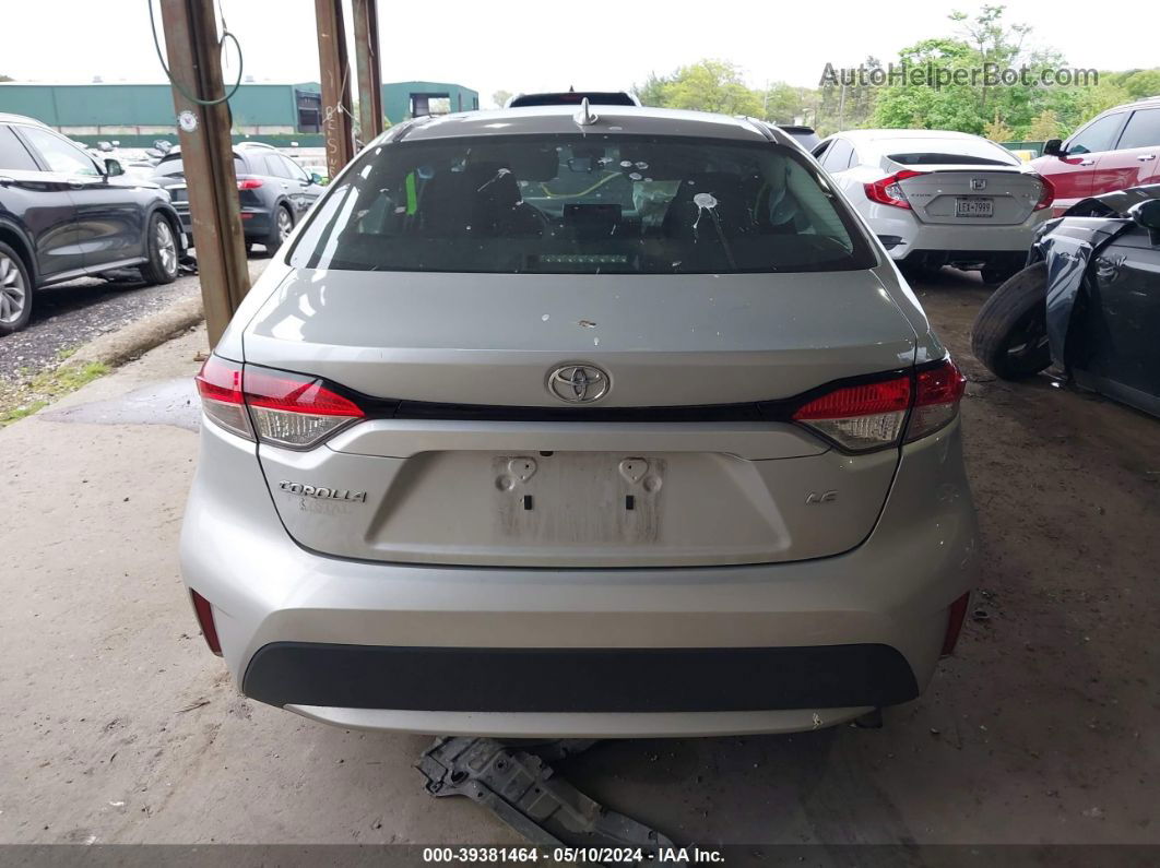 2021 Toyota Corolla Le Silver vin: 5YFEPMAEXMP212564