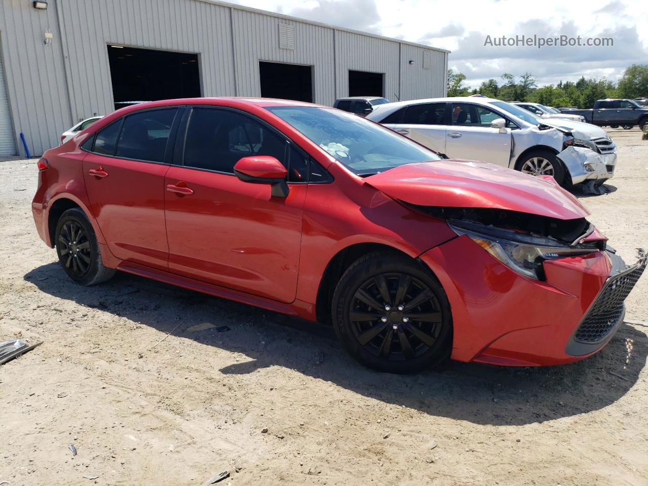 2021 Toyota Corolla Le Red vin: 5YFEPMAEXMP232636