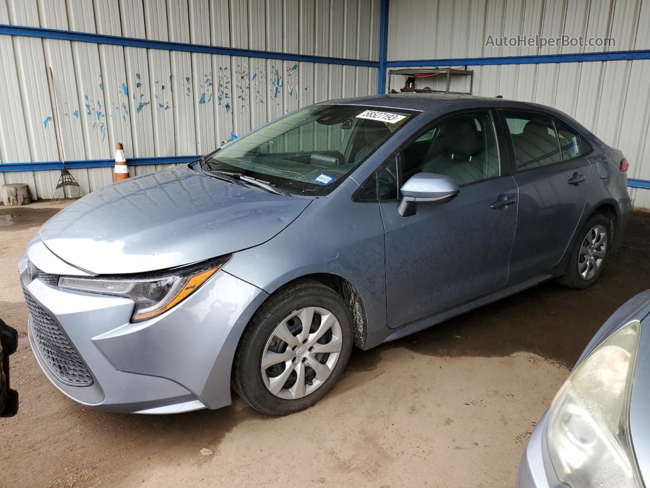 2021 Toyota Corolla Le Gray vin: 5YFEPMAEXMP235570