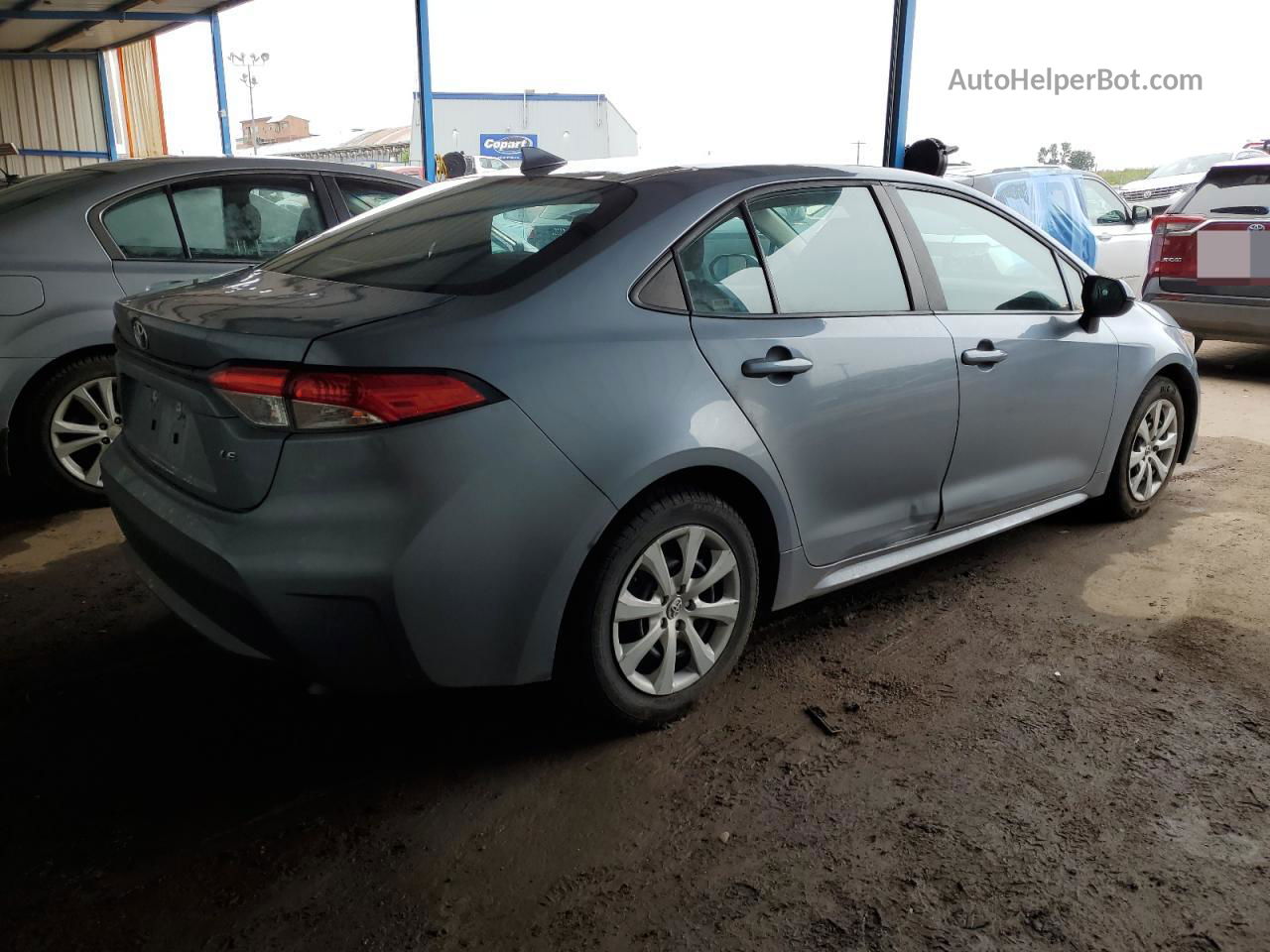 2021 Toyota Corolla Le Серый vin: 5YFEPMAEXMP235570