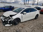 2021 Toyota Corolla Le White vin: 5YFEPMAEXMP255527