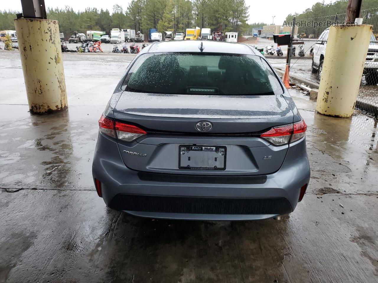 2020 Toyota Corolla Le Серый vin: 5YFEPRAE0LP060189