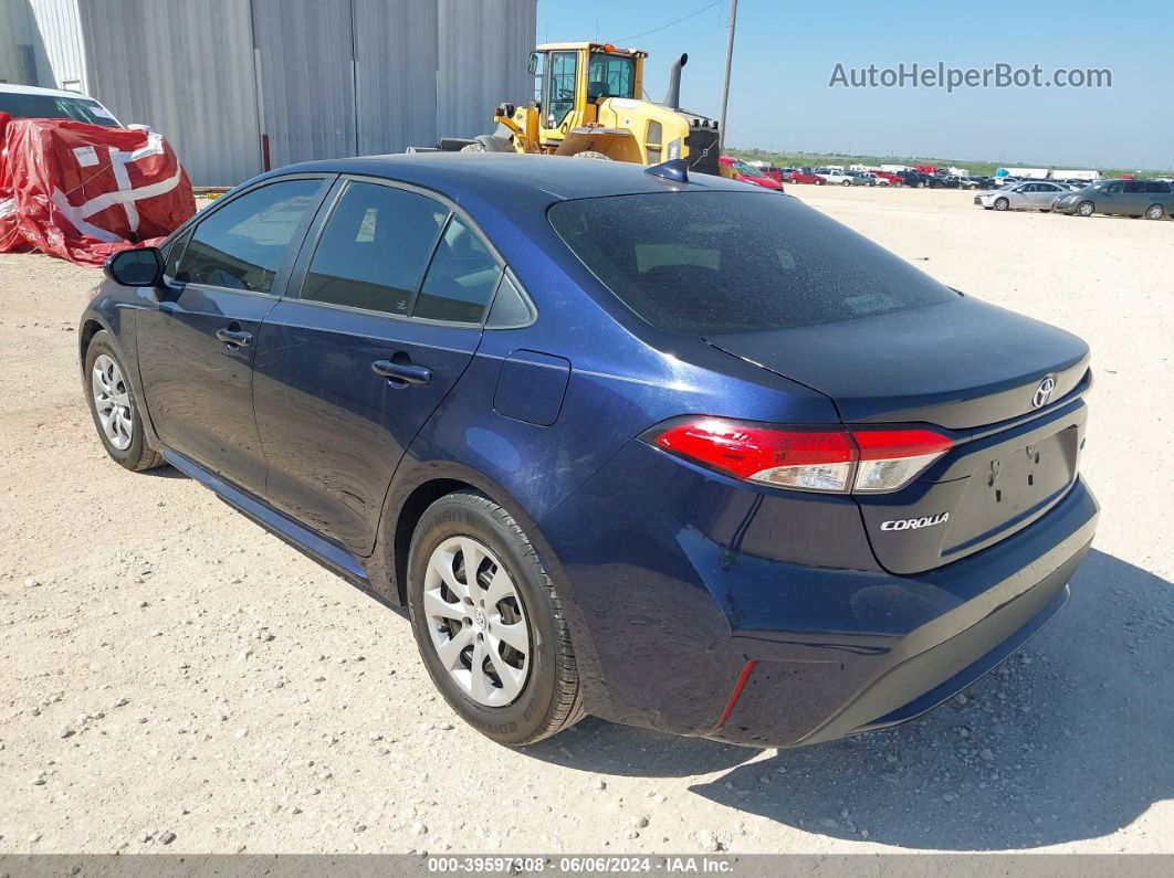 2020 Toyota Corolla Le Blue vin: 5YFEPRAE0LP074058