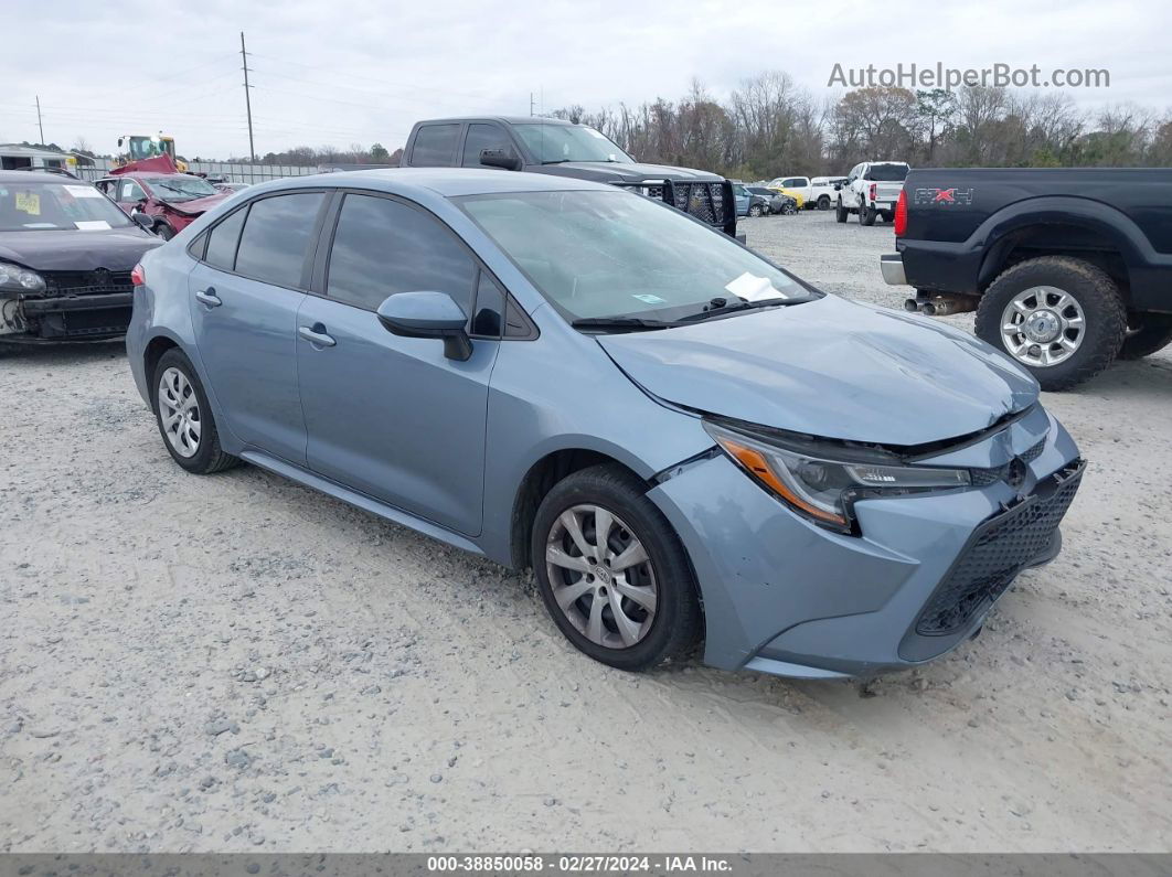 2020 Toyota Corolla Le Blue vin: 5YFEPRAE0LP079373