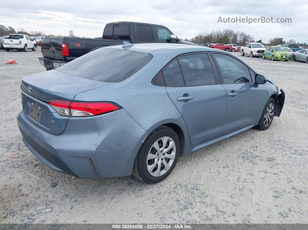 2020 Toyota Corolla Le Blue vin: 5YFEPRAE0LP079373