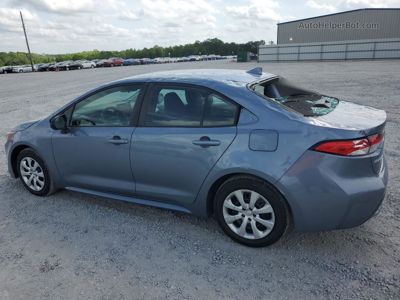 2020 Toyota Corolla Le Blue vin: 5YFEPRAE0LP086663