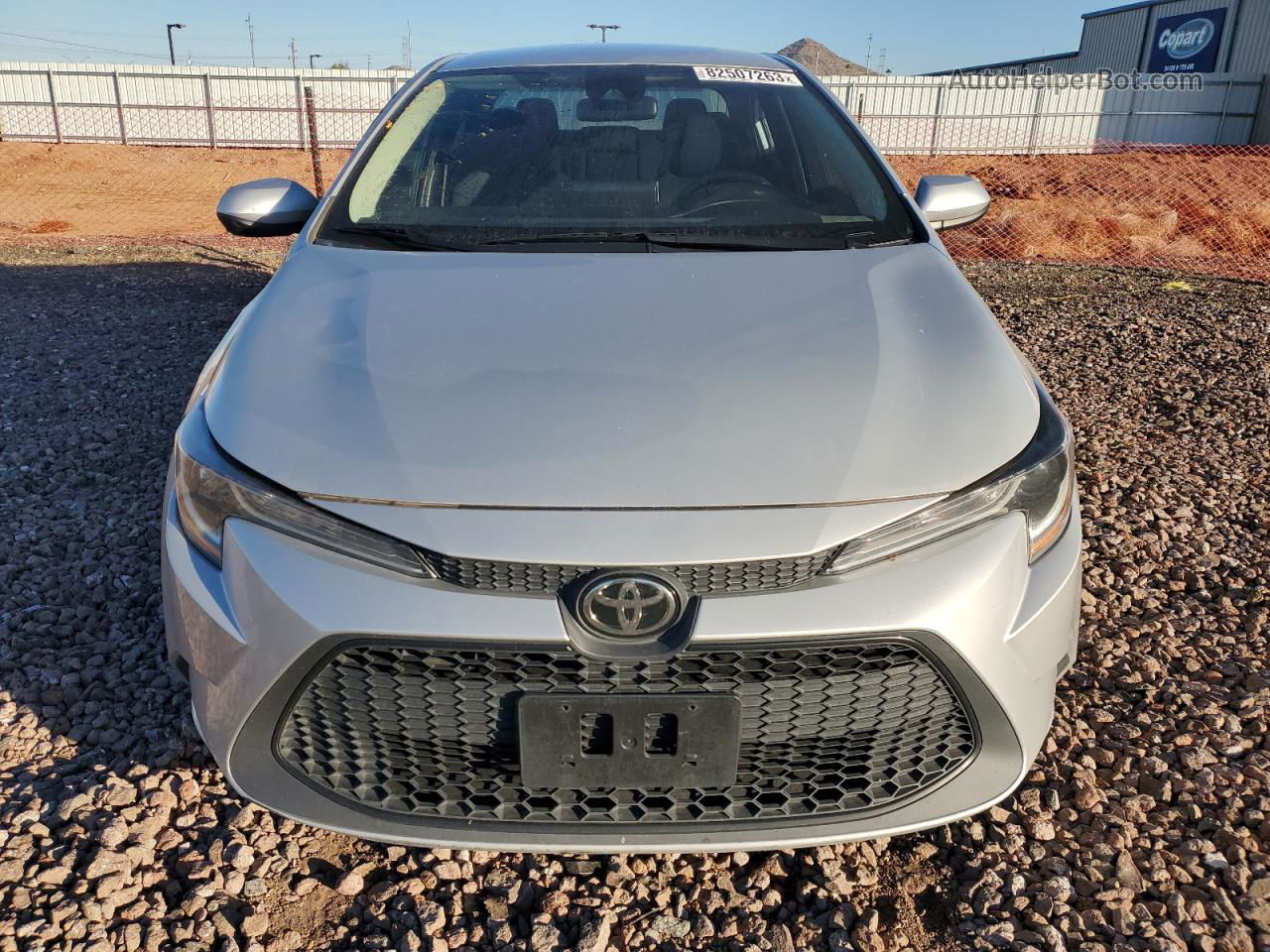 2020 Toyota Corolla Le Silver vin: 5YFEPRAE0LP097324