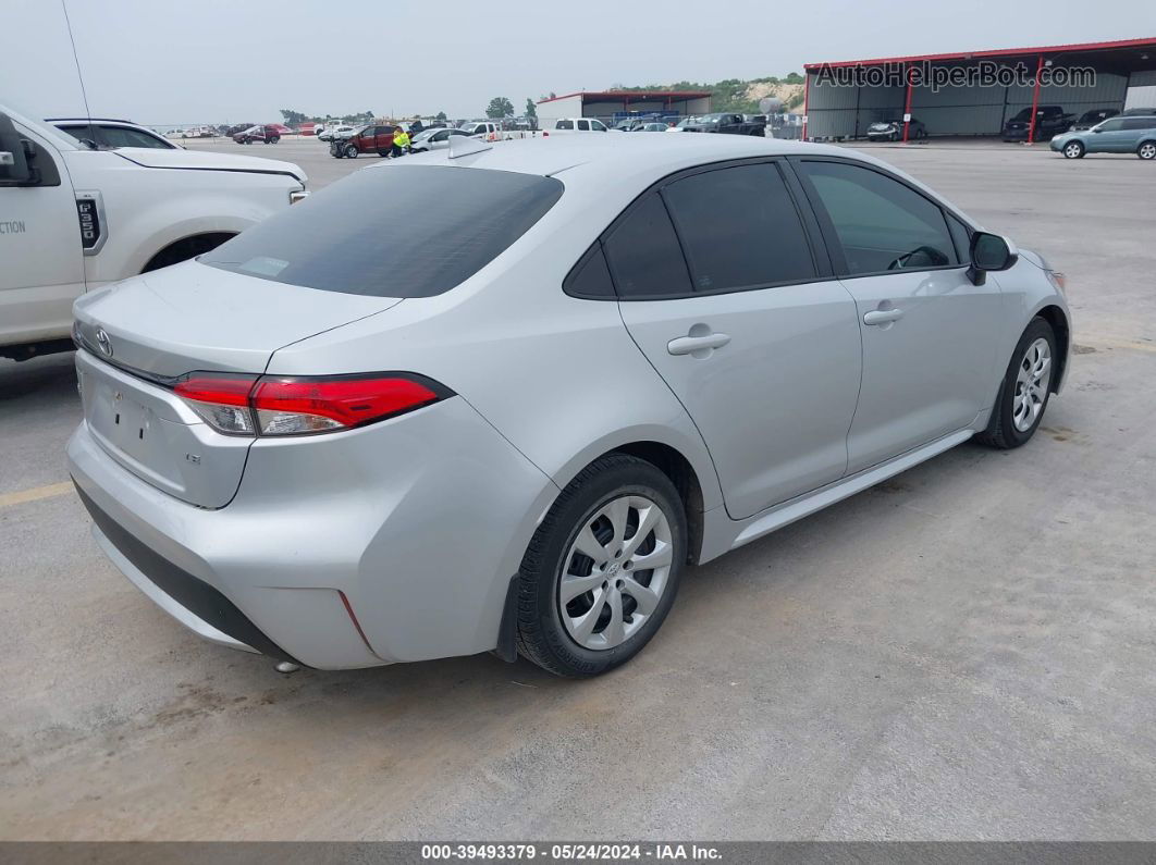 2020 Toyota Corolla Le Silver vin: 5YFEPRAE0LP100044