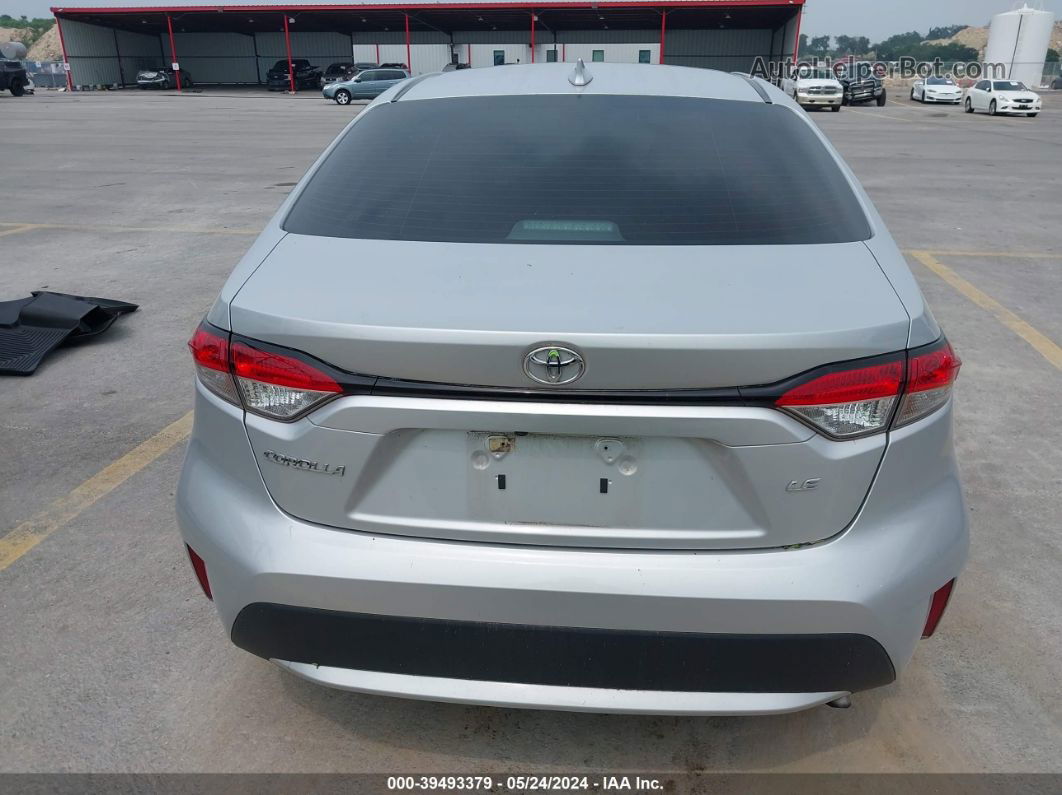 2020 Toyota Corolla Le Silver vin: 5YFEPRAE0LP100044