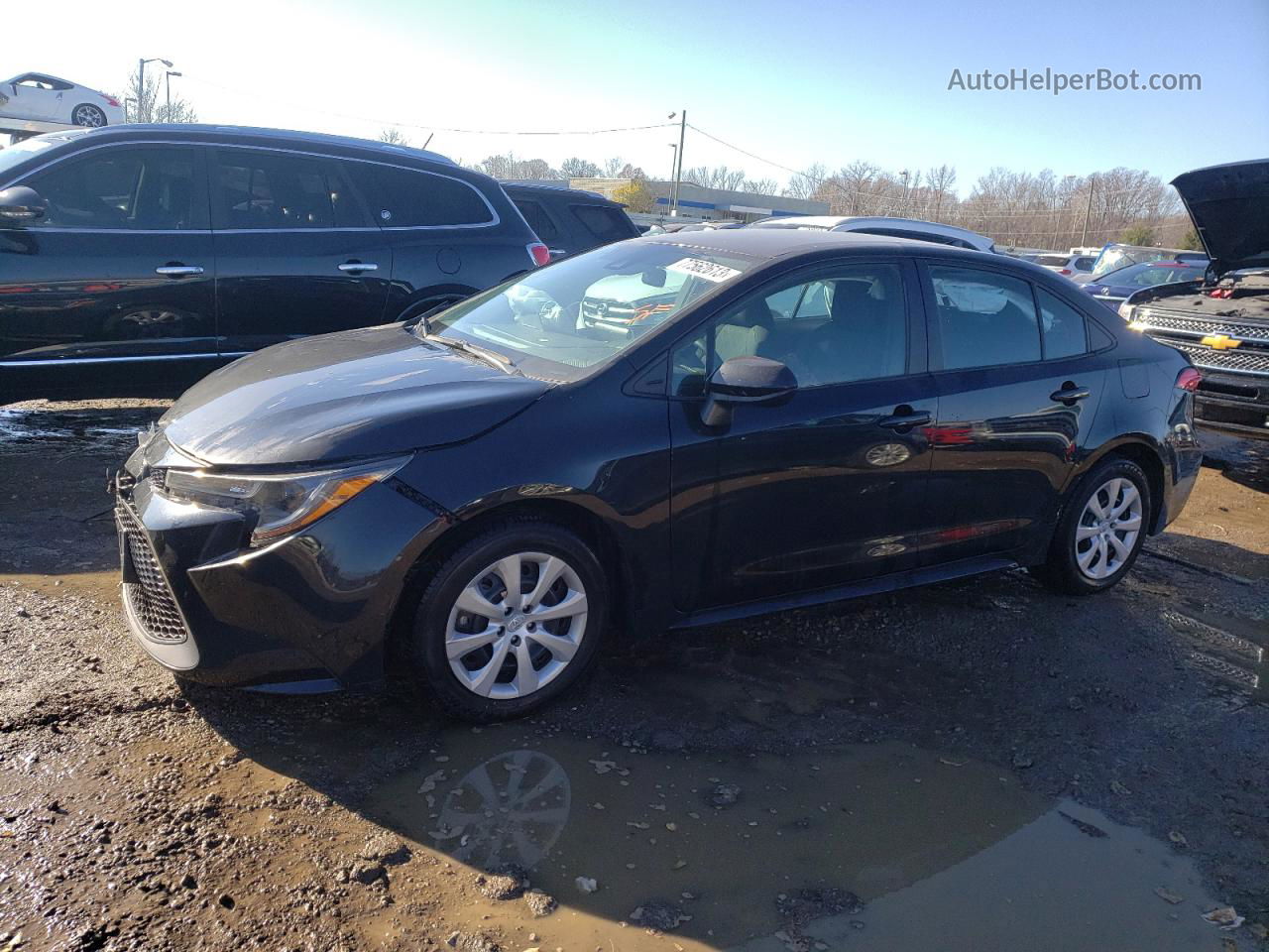 2020 Toyota Corolla Le Black vin: 5YFEPRAE0LP111979