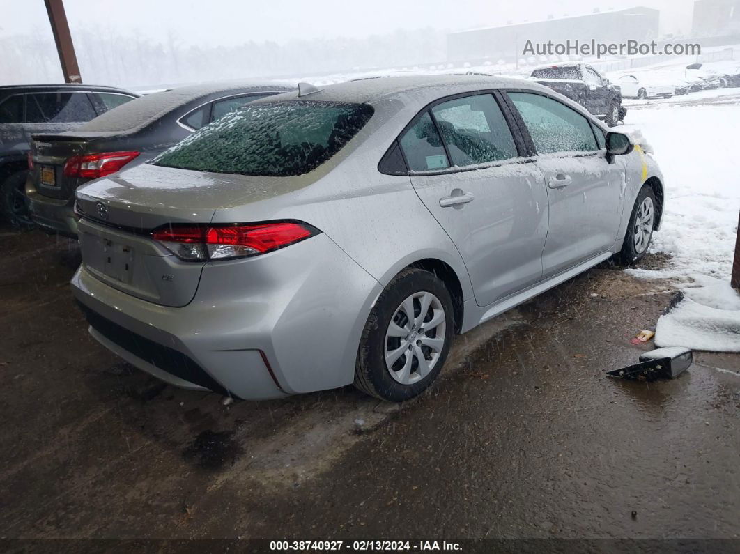 2020 Toyota Corolla Le Silver vin: 5YFEPRAE0LP115420