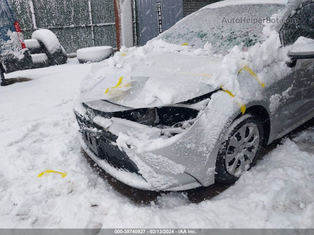 2020 Toyota Corolla Le Silver vin: 5YFEPRAE0LP115420