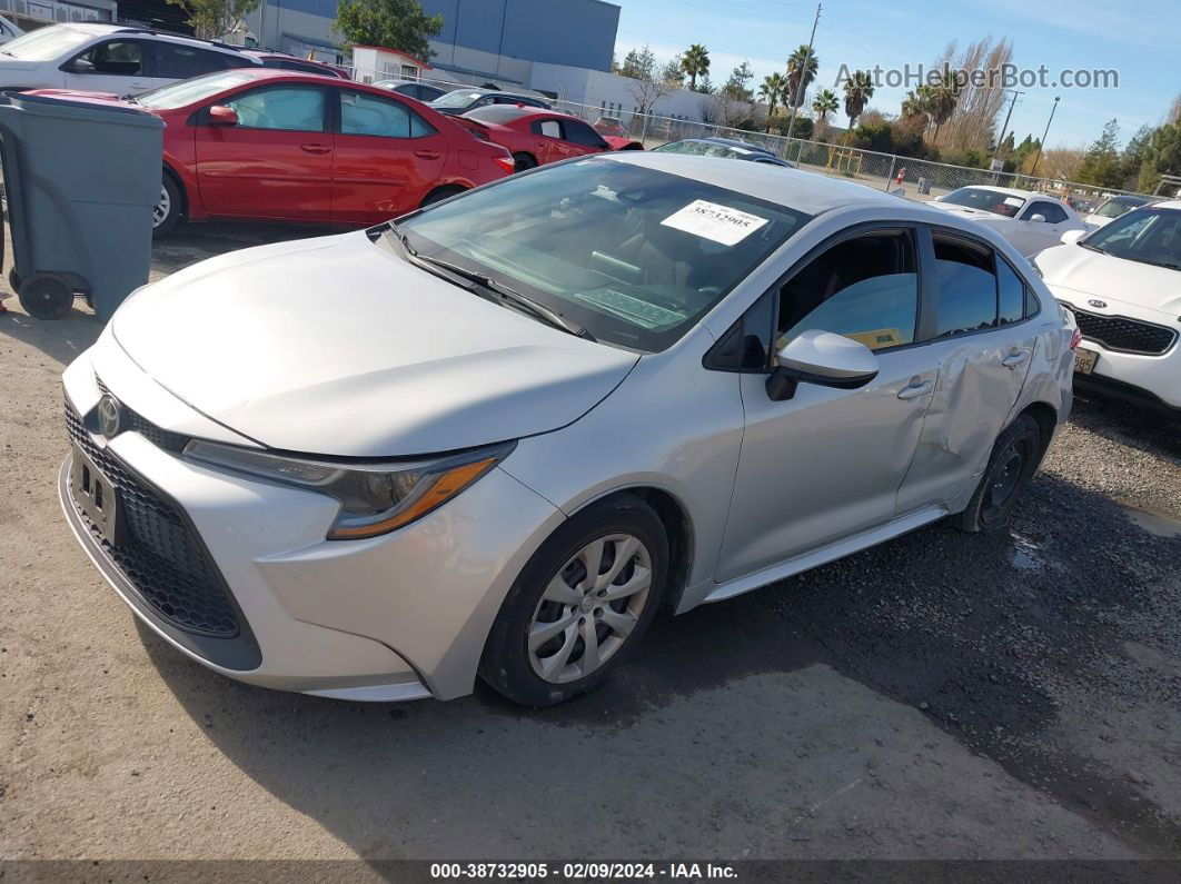 2020 Toyota Corolla Le Silver vin: 5YFEPRAE0LP132394