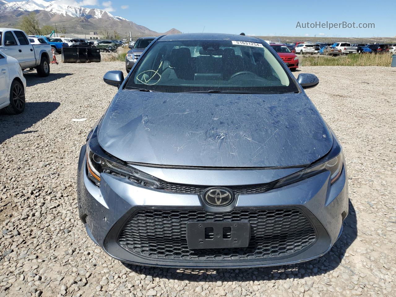 2020 Toyota Corolla Le Blue vin: 5YFEPRAE1LP020705