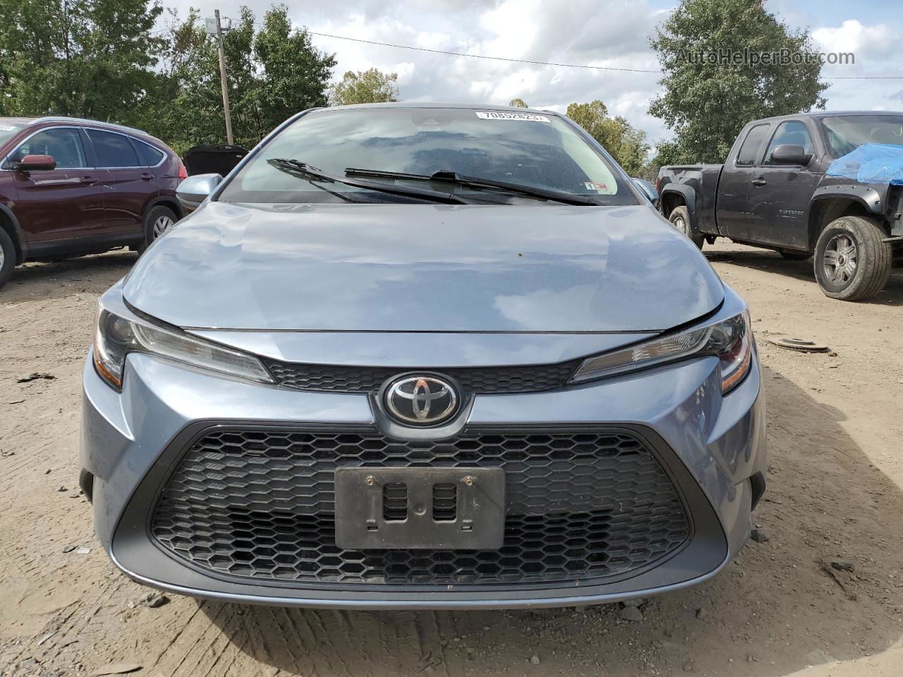 2020 Toyota Corolla Le Blue vin: 5YFEPRAE1LP032255