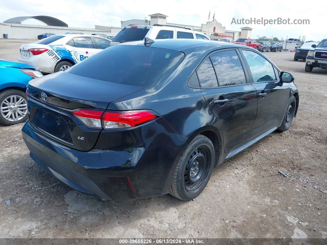 2020 Toyota Corolla Le Black vin: 5YFEPRAE1LP078006