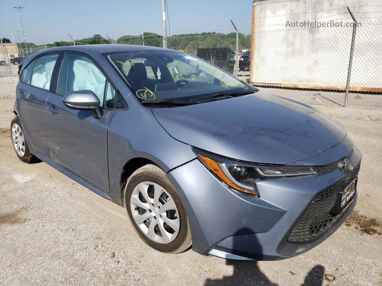 2020 Toyota Corolla Le Blue vin: 5YFEPRAE1LP088308