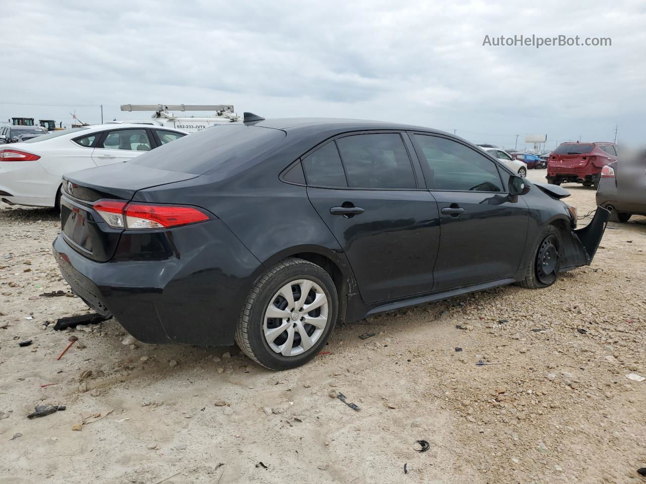 2020 Toyota Corolla Le Черный vin: 5YFEPRAE1LP108864