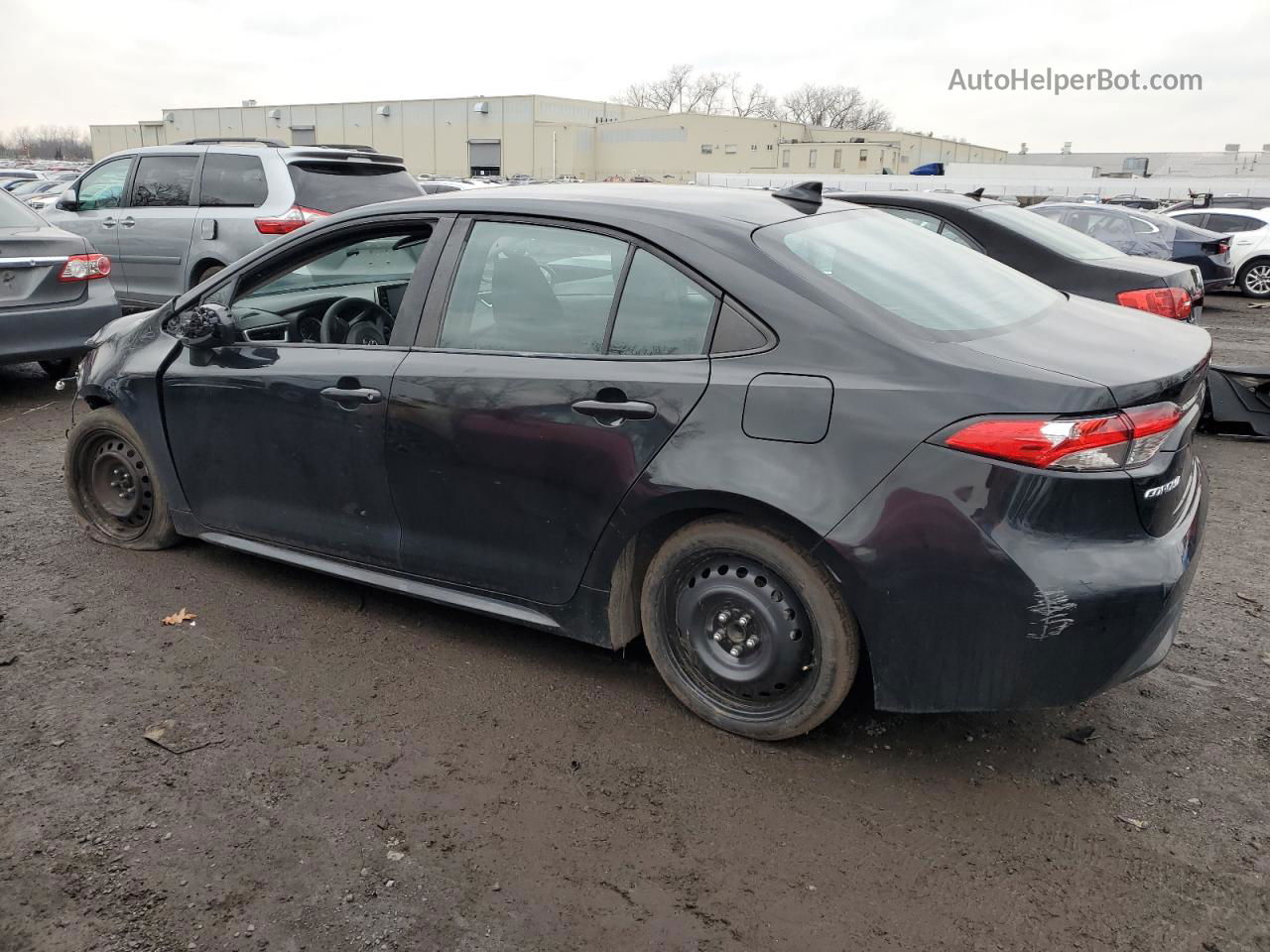 2020 Toyota Corolla Le Черный vin: 5YFEPRAE1LP115068