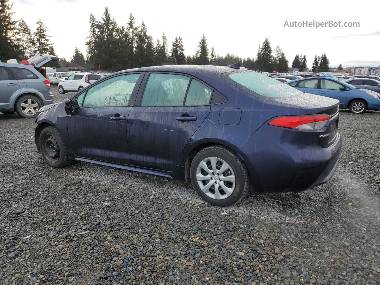 2020 Toyota Corolla Le Blue vin: 5YFEPRAE2LP091377