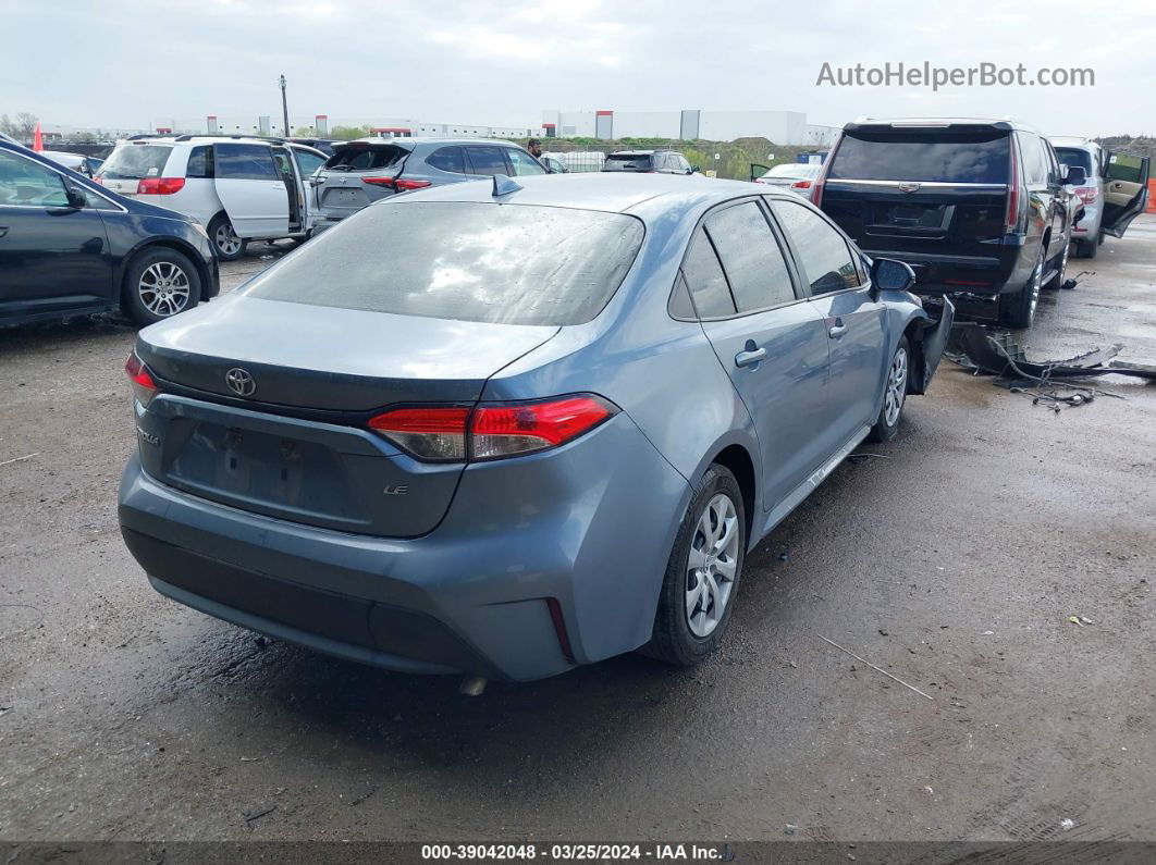 2020 Toyota Corolla Le Light Blue vin: 5YFEPRAE2LP105584