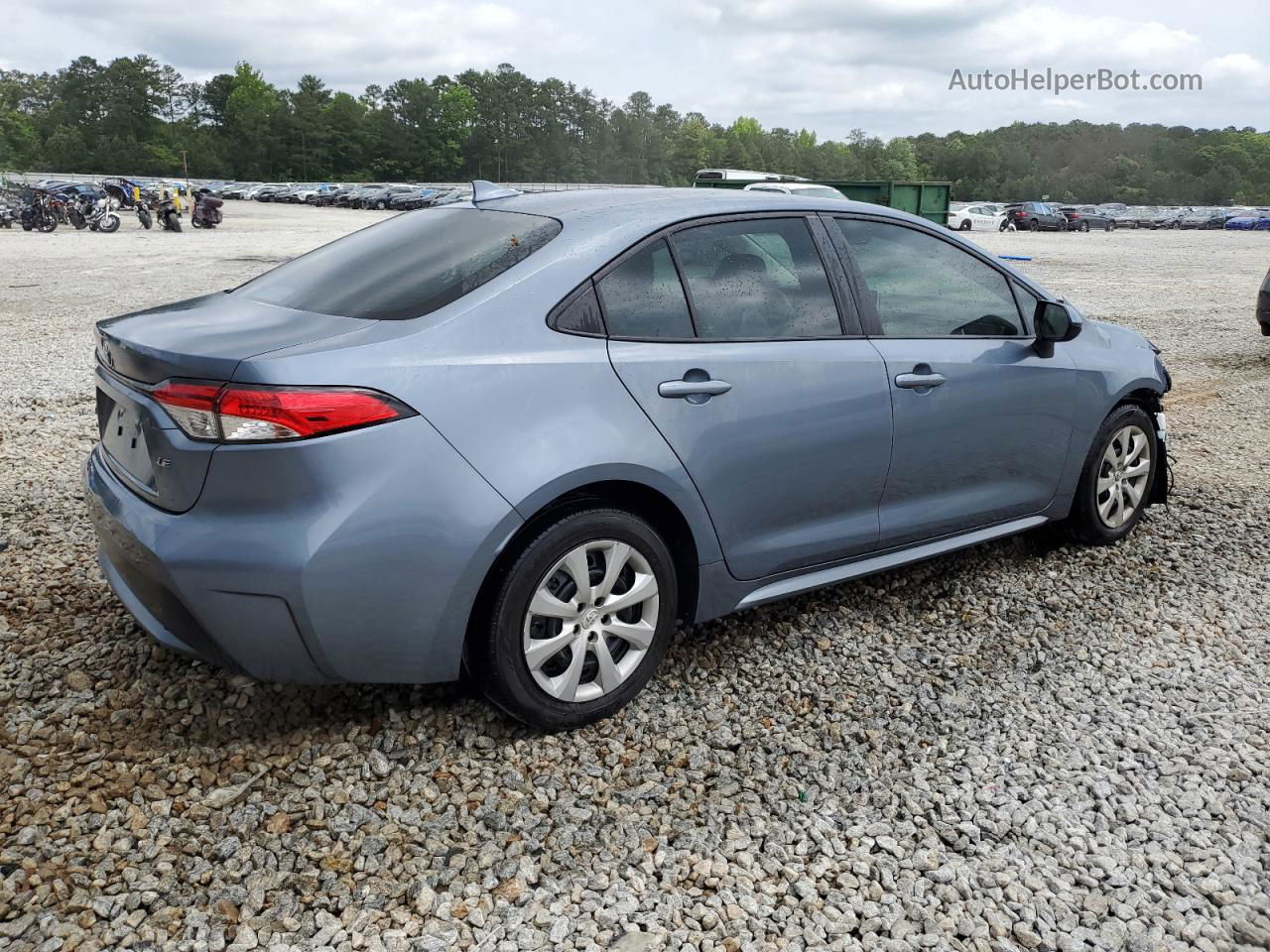 2020 Toyota Corolla Le Синий vin: 5YFEPRAE2LP109425