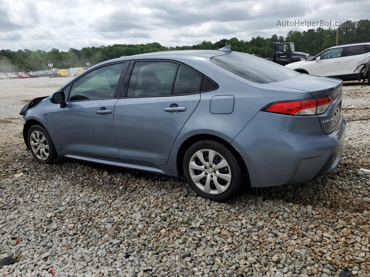 2020 Toyota Corolla Le Синий vin: 5YFEPRAE2LP109425