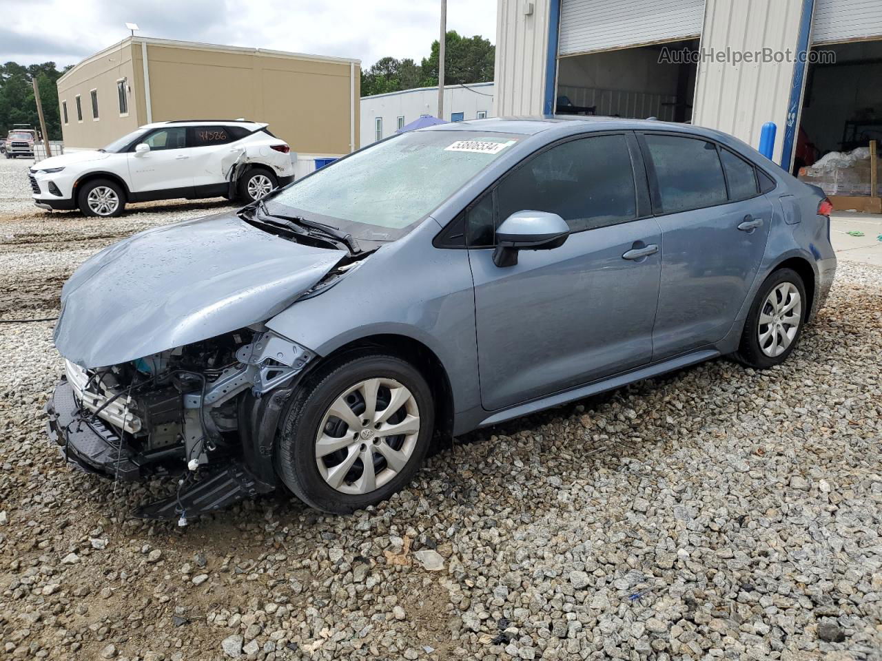 2020 Toyota Corolla Le Синий vin: 5YFEPRAE2LP109425