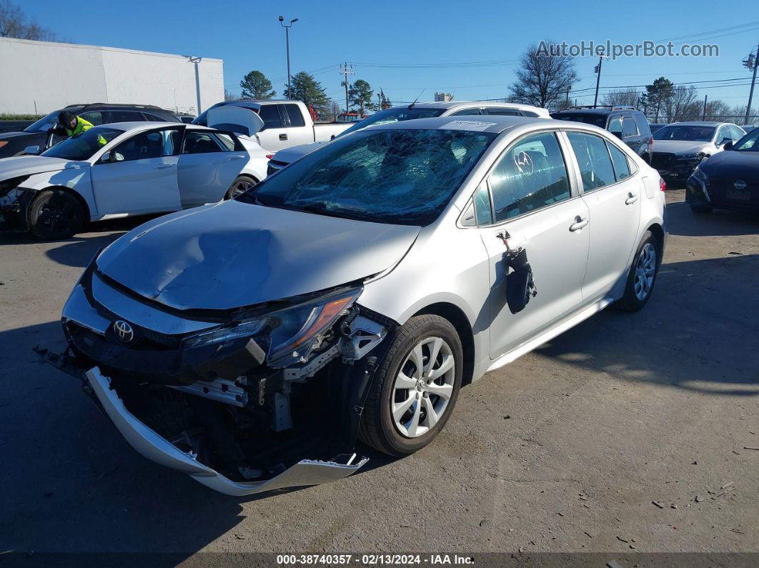 2020 Toyota Corolla Le Silver vin: 5YFEPRAE3LP049820