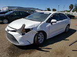 2020 Toyota Corolla Le White vin: 5YFEPRAE3LP082137