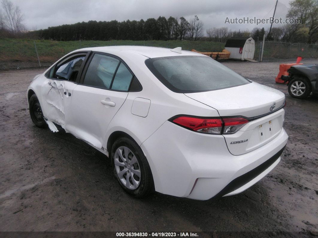 2020 Toyota Corolla Le White vin: 5YFEPRAE3LP088715