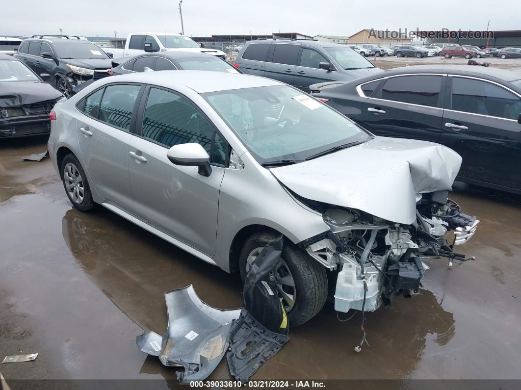 2020 Toyota Corolla Le Silver vin: 5YFEPRAE3LP128002