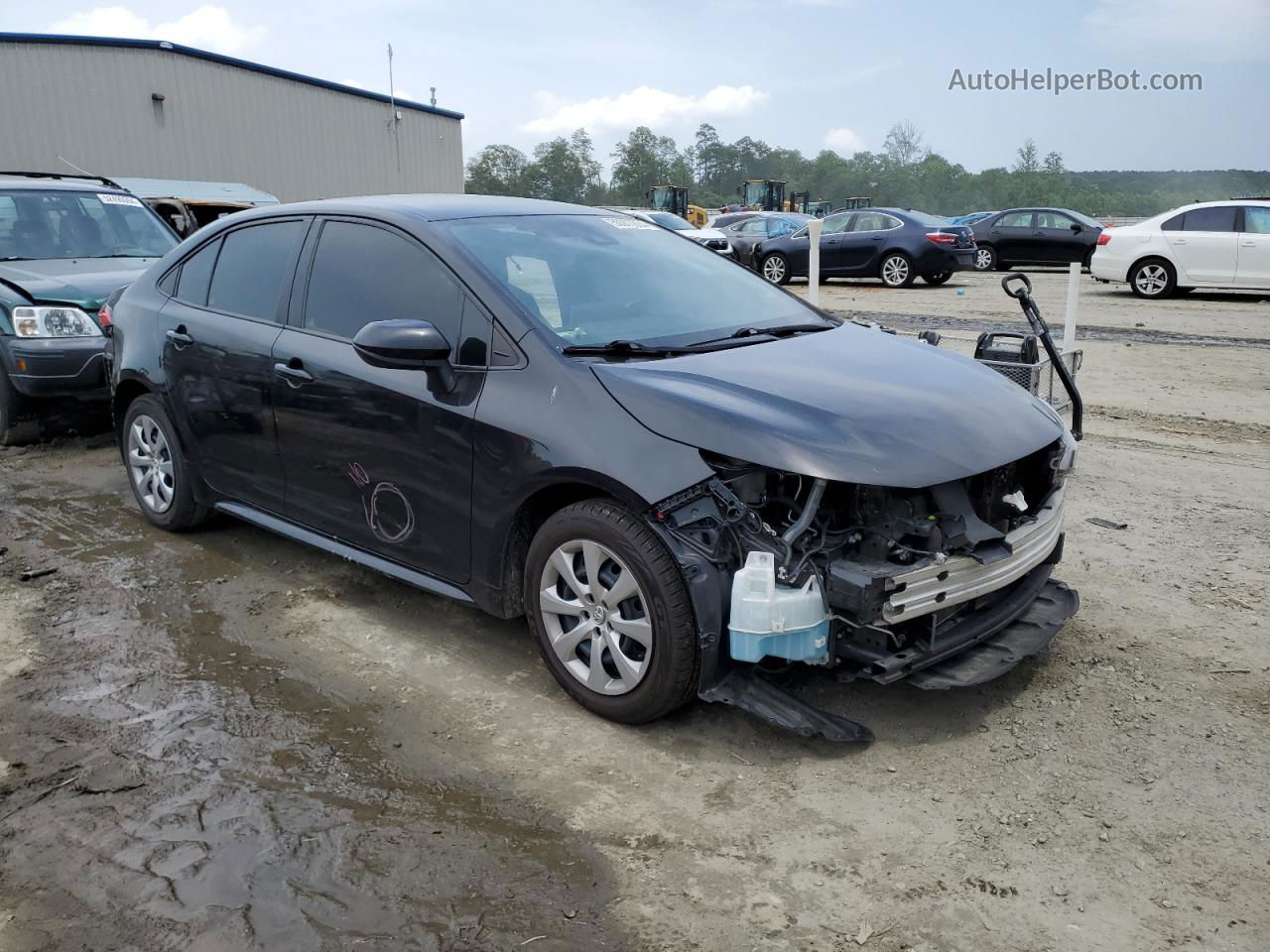 2020 Toyota Corolla Le Черный vin: 5YFEPRAE3LP131563