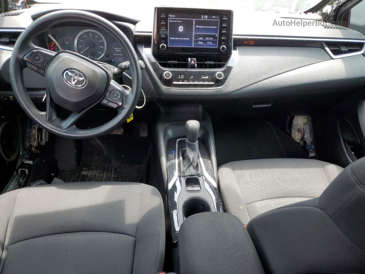 2020 Toyota Corolla Le Черный vin: 5YFEPRAE3LP131563