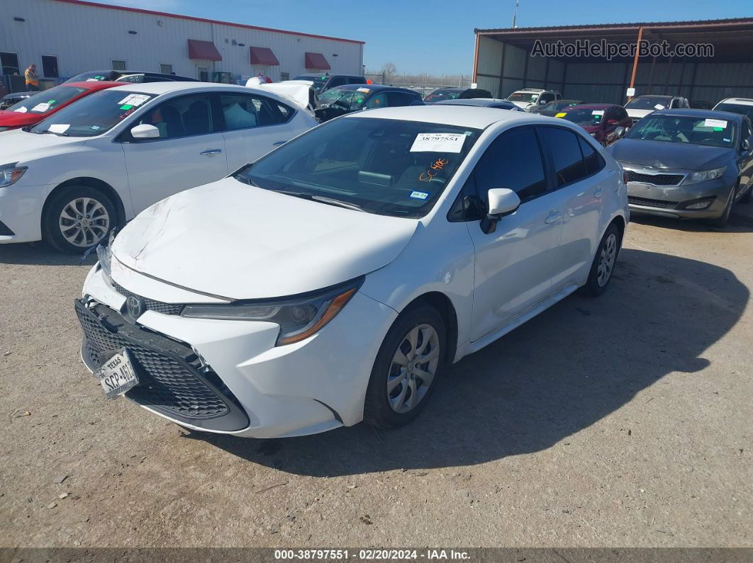 2020 Toyota Corolla Le Белый vin: 5YFEPRAE4LP039491