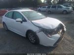 2020 Toyota Corolla Le White vin: 5YFEPRAE4LP044772