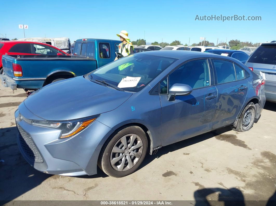 2020 Toyota Corolla Le Light Blue vin: 5YFEPRAE4LP057991