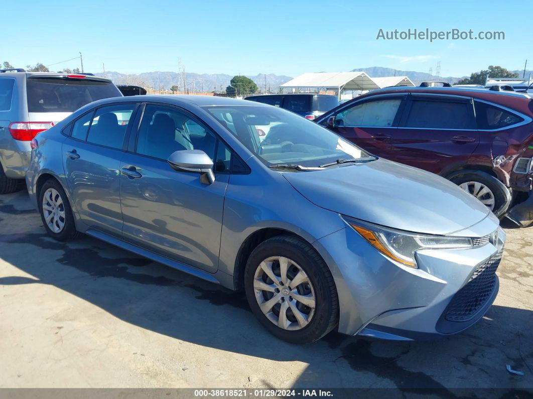 2020 Toyota Corolla Le Light Blue vin: 5YFEPRAE4LP057991