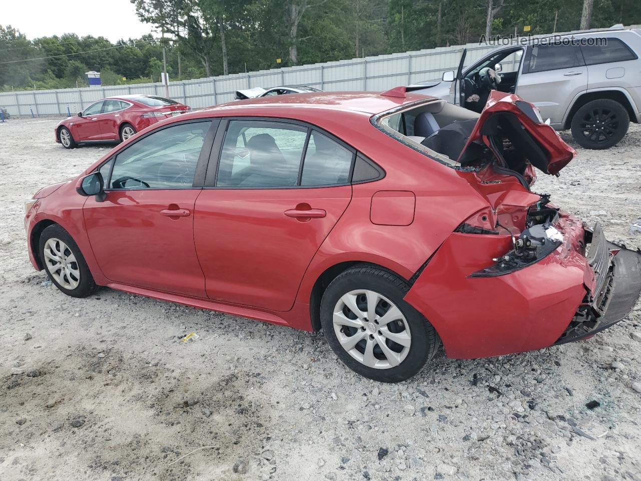 2020 Toyota Corolla Le Red vin: 5YFEPRAE4LP060678