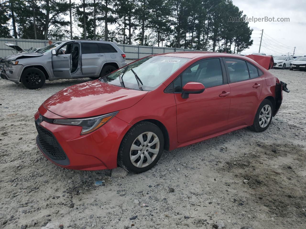 2020 Toyota Corolla Le Red vin: 5YFEPRAE4LP060678