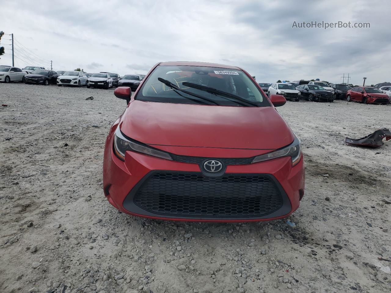 2020 Toyota Corolla Le Red vin: 5YFEPRAE4LP060678