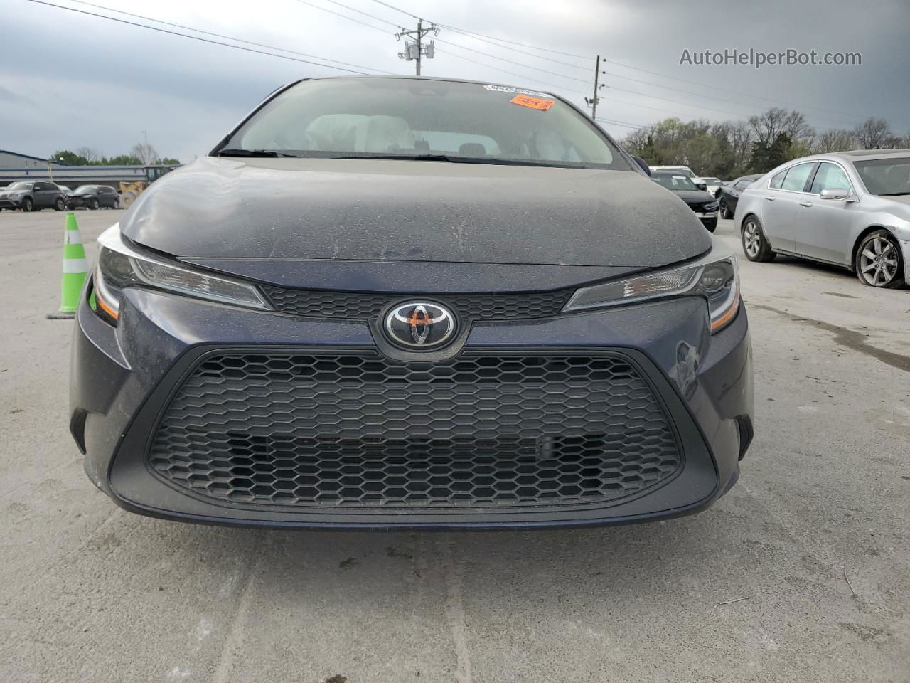 2020 Toyota Corolla Le Синий vin: 5YFEPRAE4LP061104