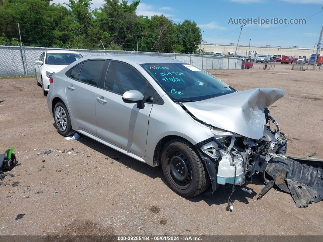 2020 Toyota Corolla Le Серебряный vin: 5YFEPRAE4LP064729